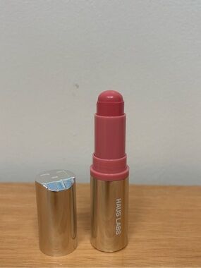 Haus Labs Colorfuse Glassy Lip and Cheek Stick in shade Glossy Pomelo
